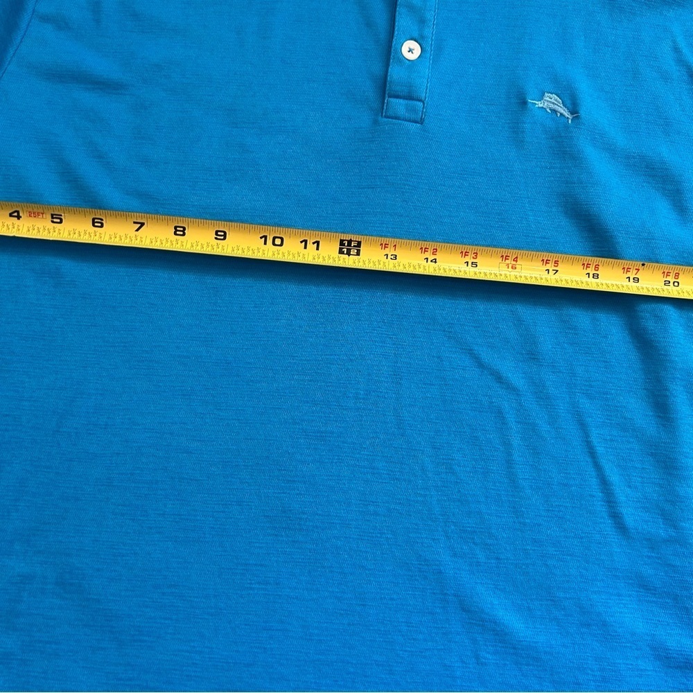Tommy Bahama Blue Polo Shirt Classic Style - Picture 5 of 6